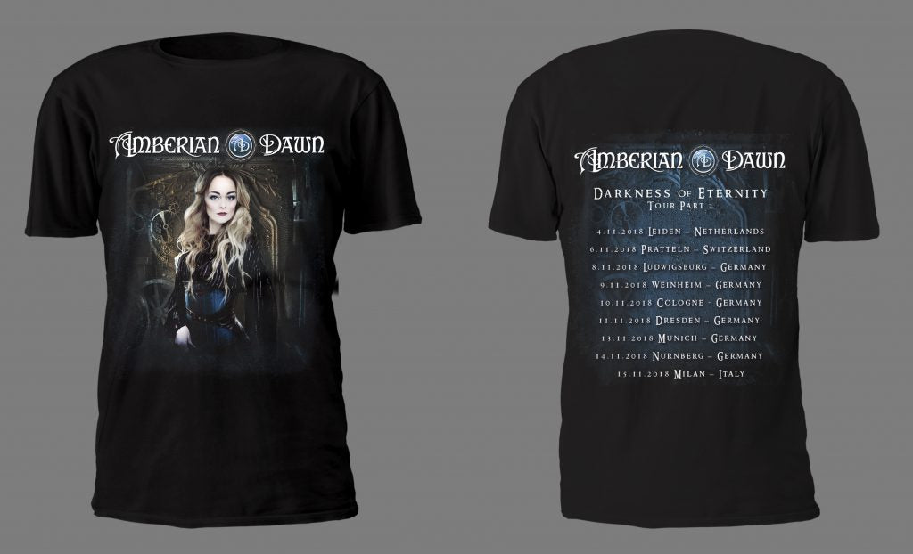 Amberian Dawn - Lacuna Coil Tour Shirt