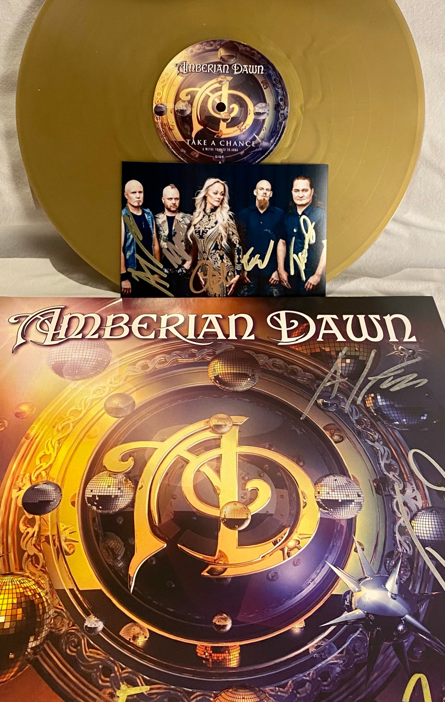 Take A Chance - A Metal Tribute to ABBA LP GOLDEN VINYL BUNDLE 1