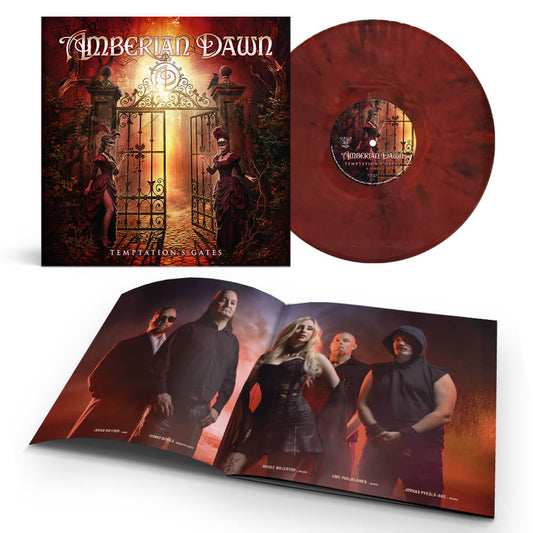 Temptation's Gates LP Vinyl, Translucent red black marbled PRE ORDER