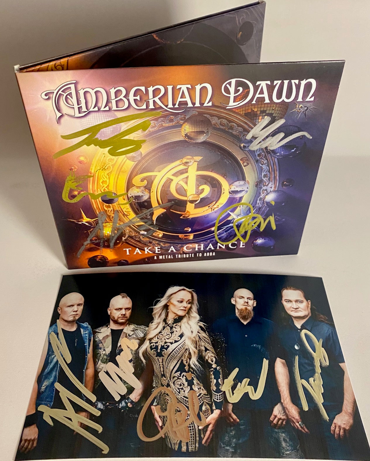 Take A Chance - A Metal Tribute To ABBA- CD SIGNED